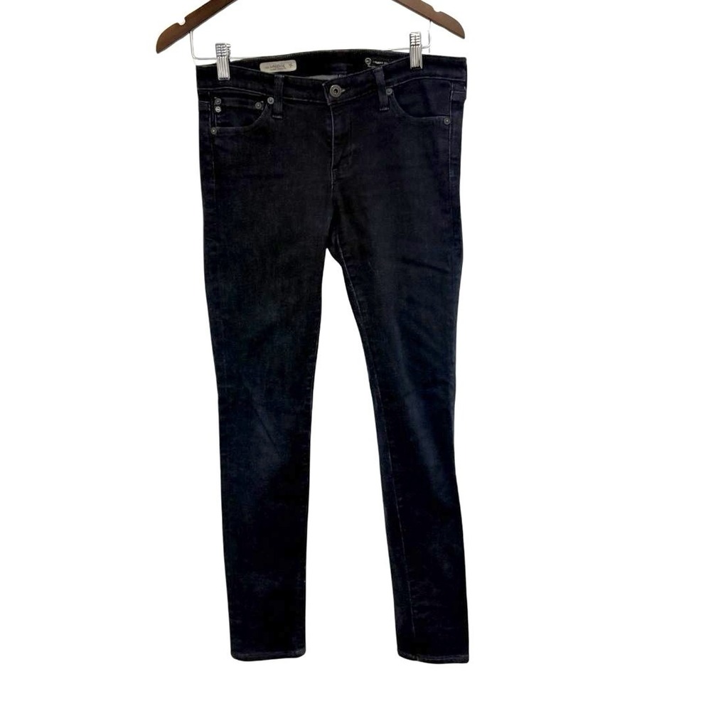 Adriano Goldschmied AG Jeans Women 28 Black The Legging Super Skinny Fit Stretch